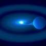 O stea infometata isi devoreaza twinul cosmic